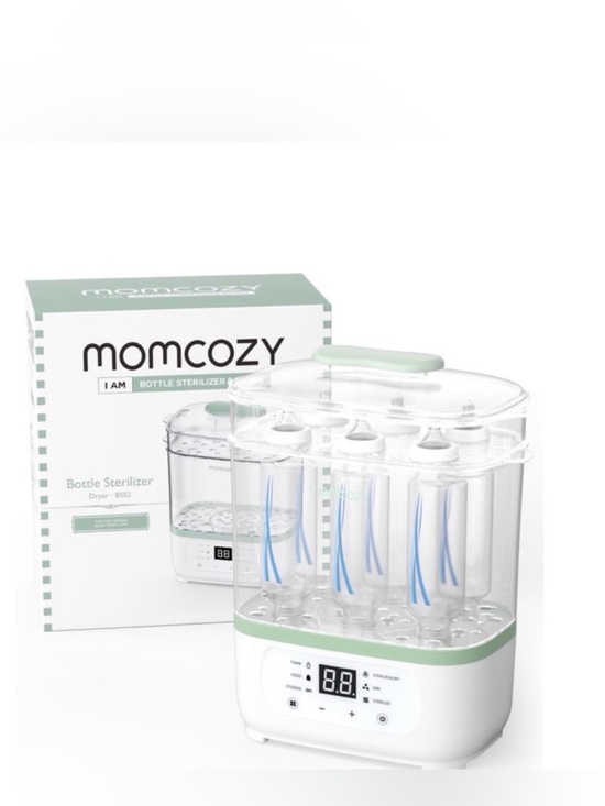 Momcozy Other - NIB - Momcozy Green and White Electric Baby Bottle Sterilizer